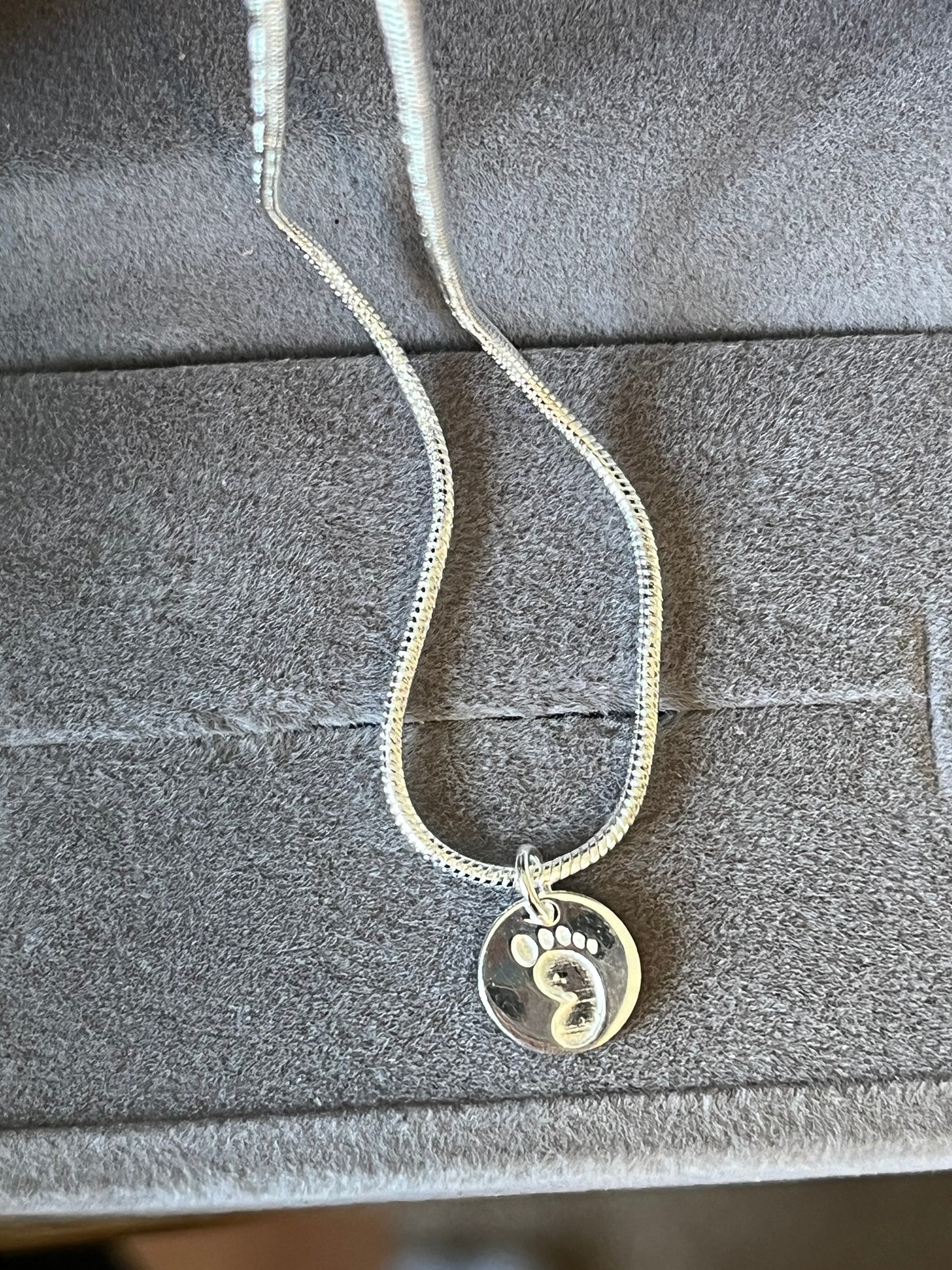Handprint & Footprint Keepsake Necklace