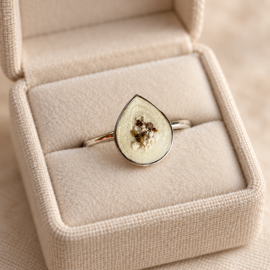 Teardrop Keepsake Ring