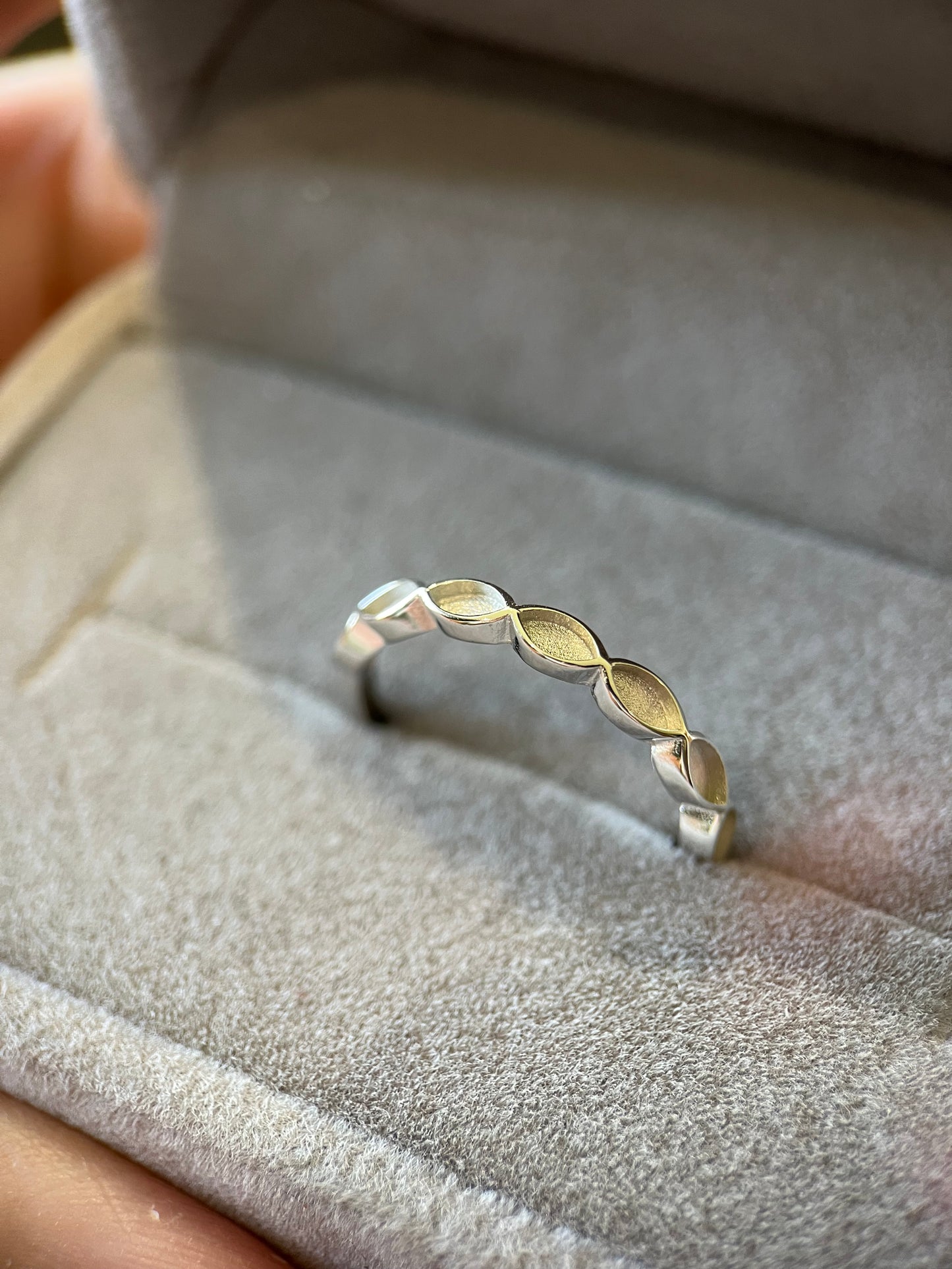 Marquise Ashes Memorial Ring