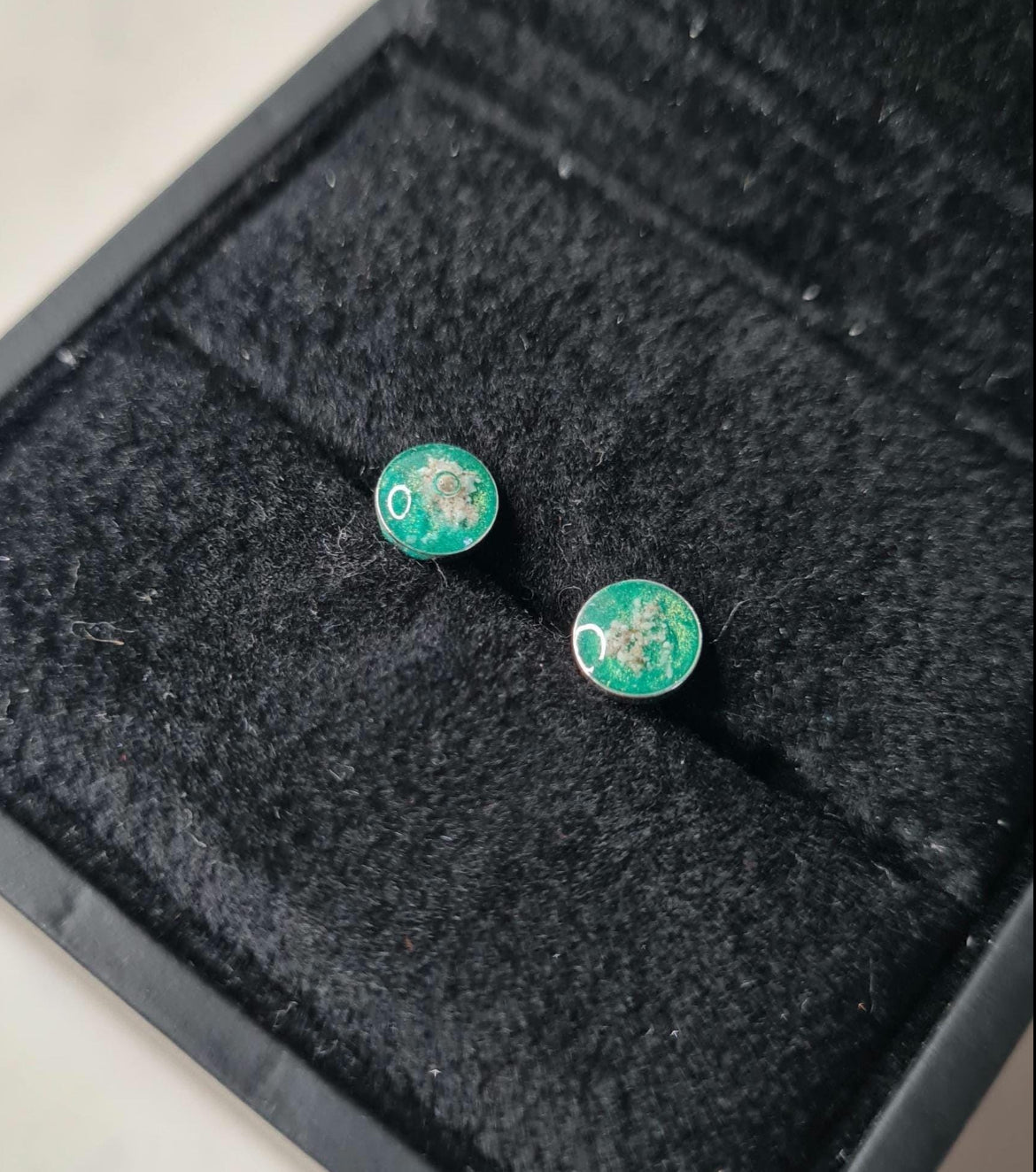 Circular Stud Keepsake Earrings