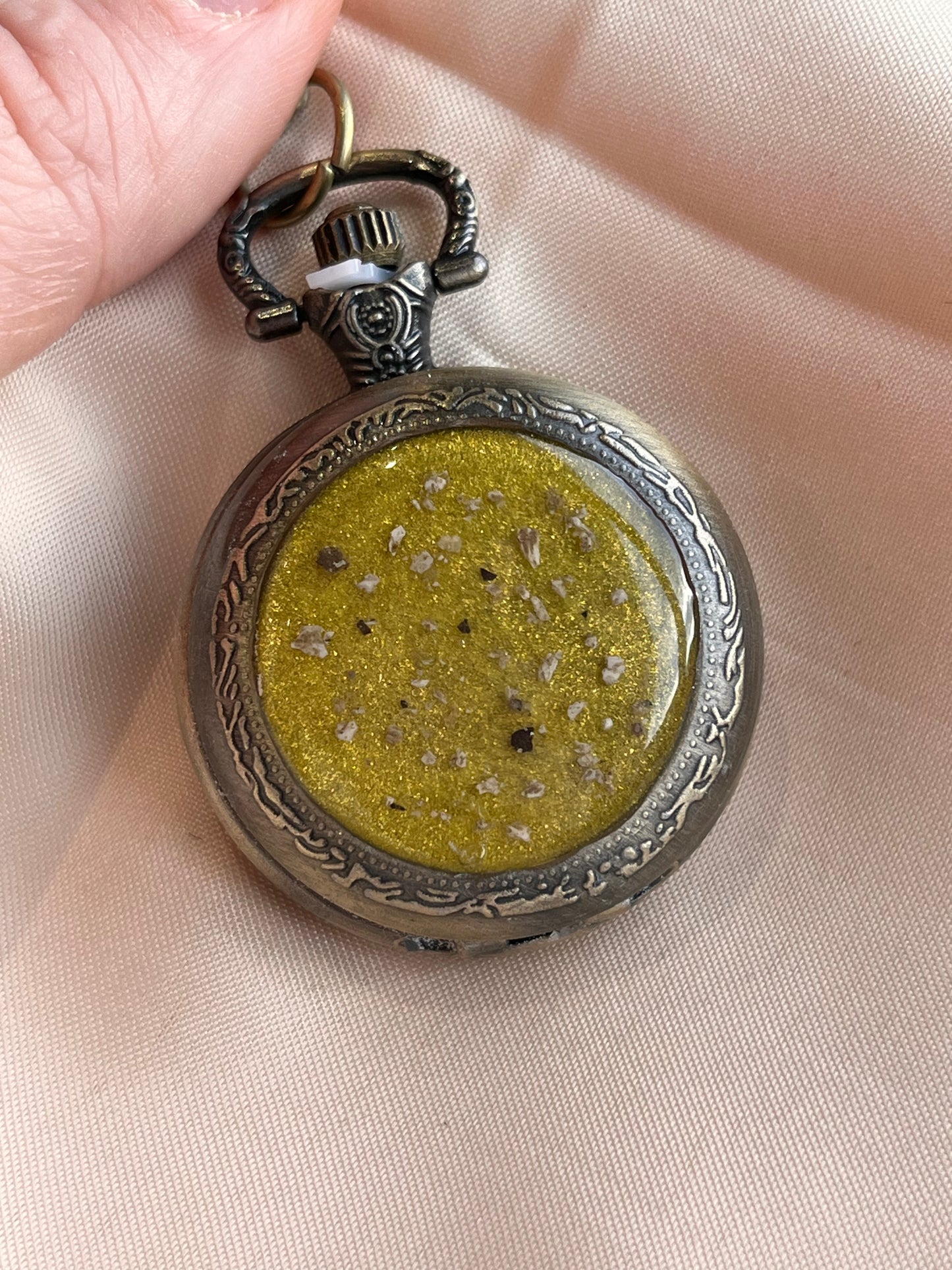 Vintage-Style Ashes Keepsake Pocket Watch