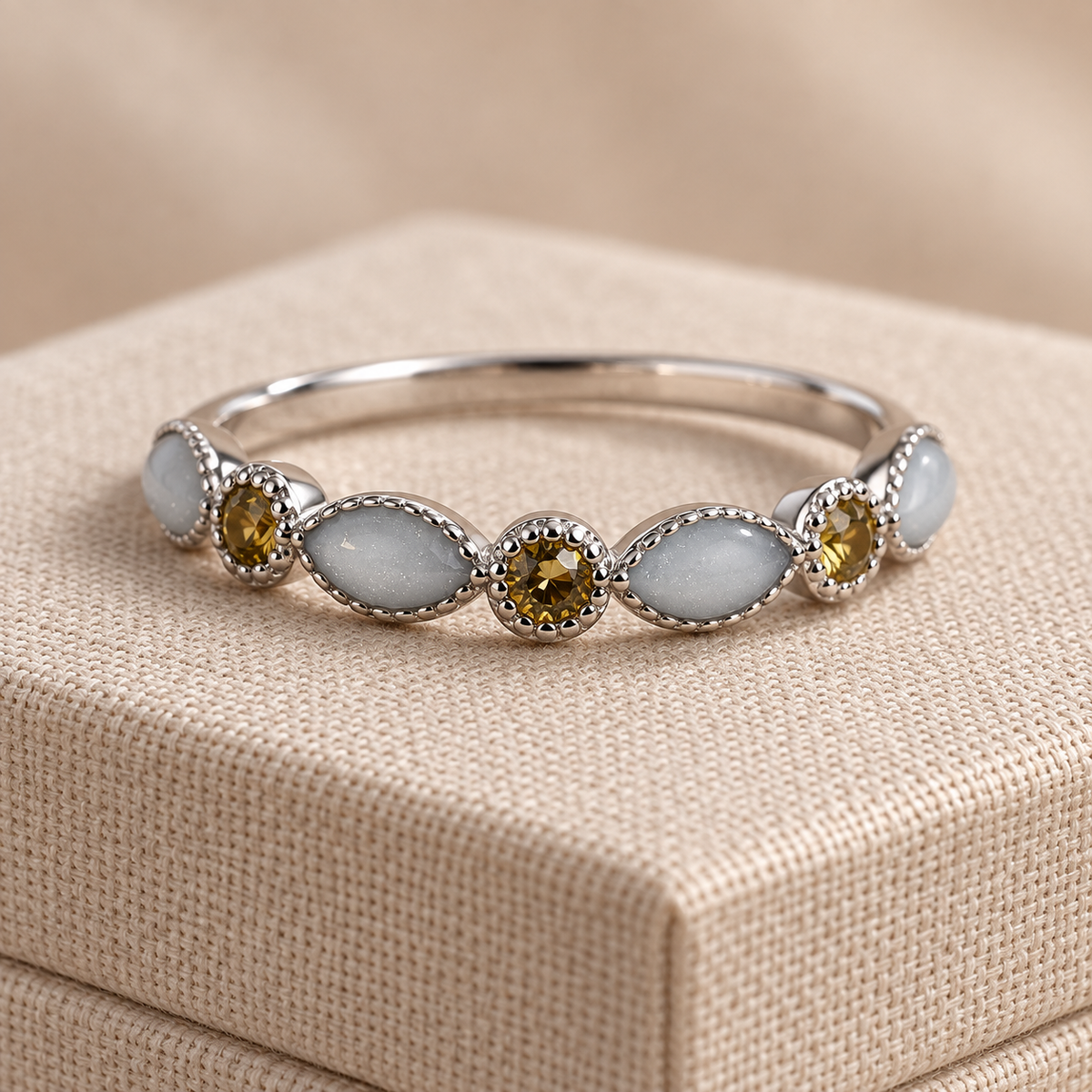 Birthstone Stacker Eternity Ring