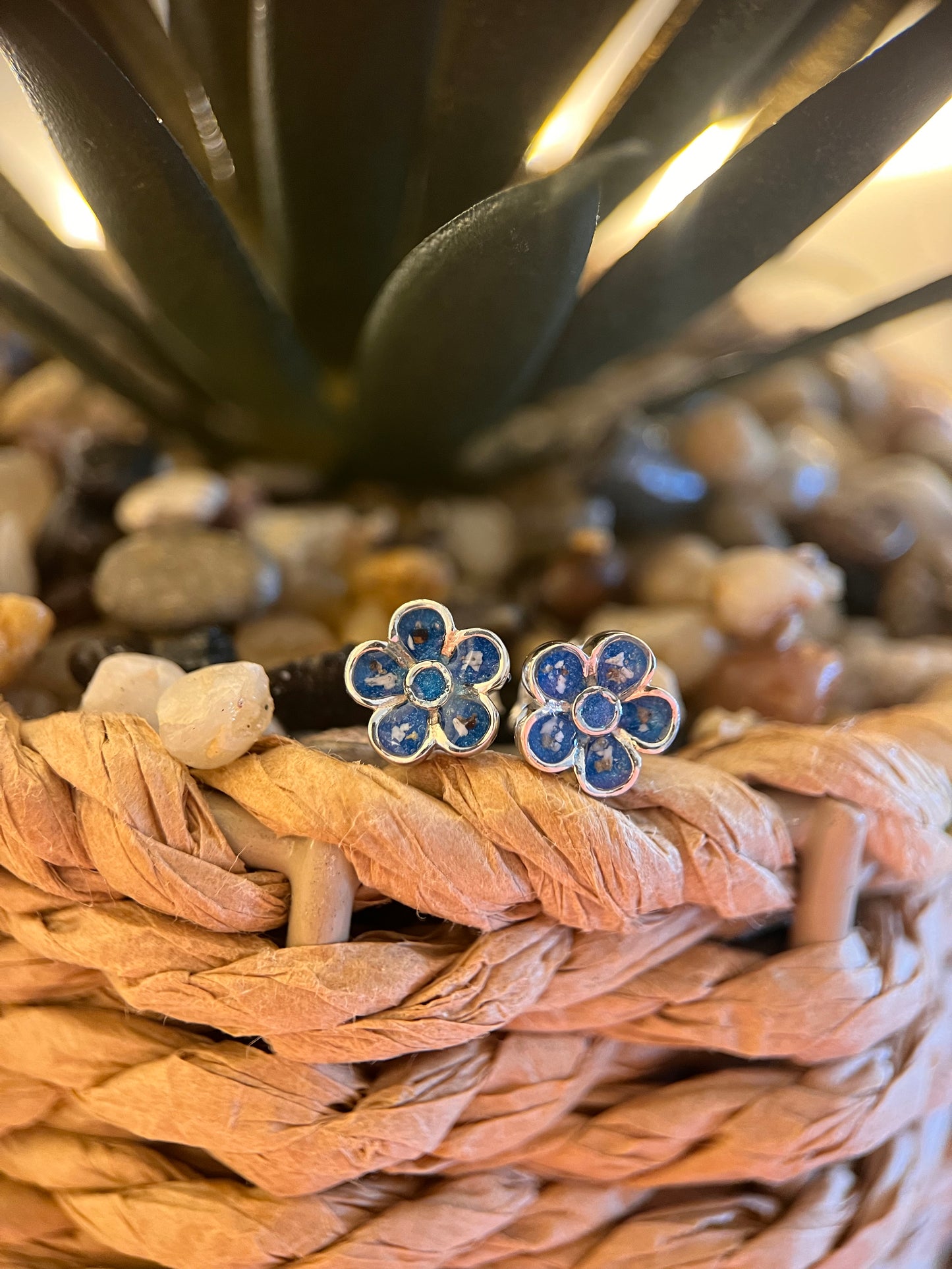 Forget-Me-Knot Memorial Earrings