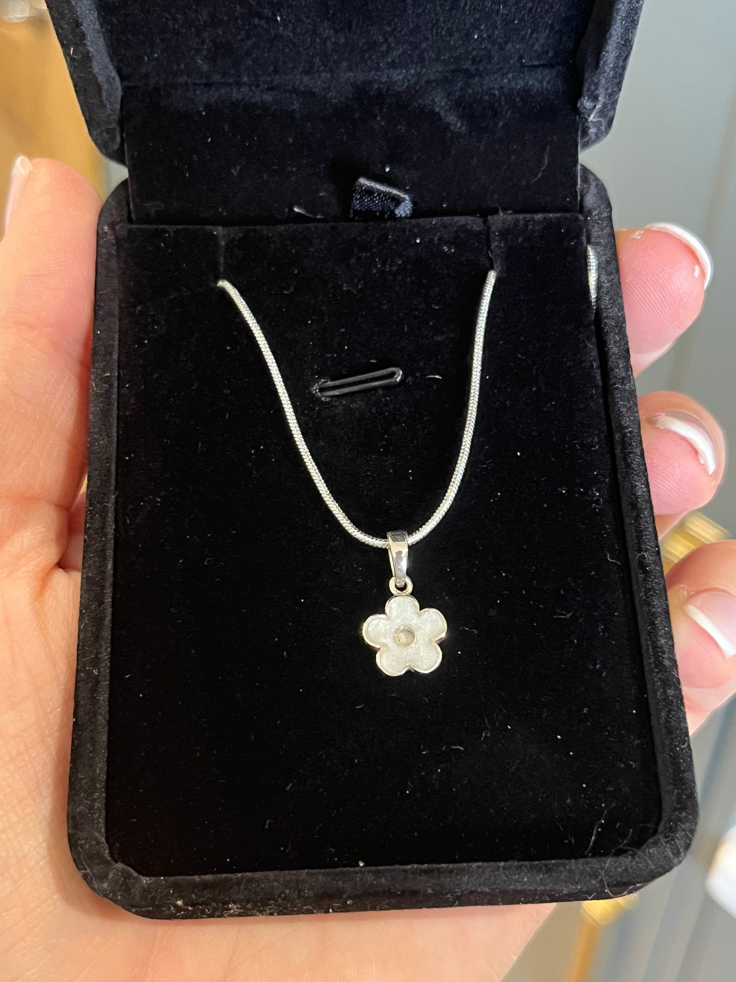 Forget Me Not Necklace Keepsake