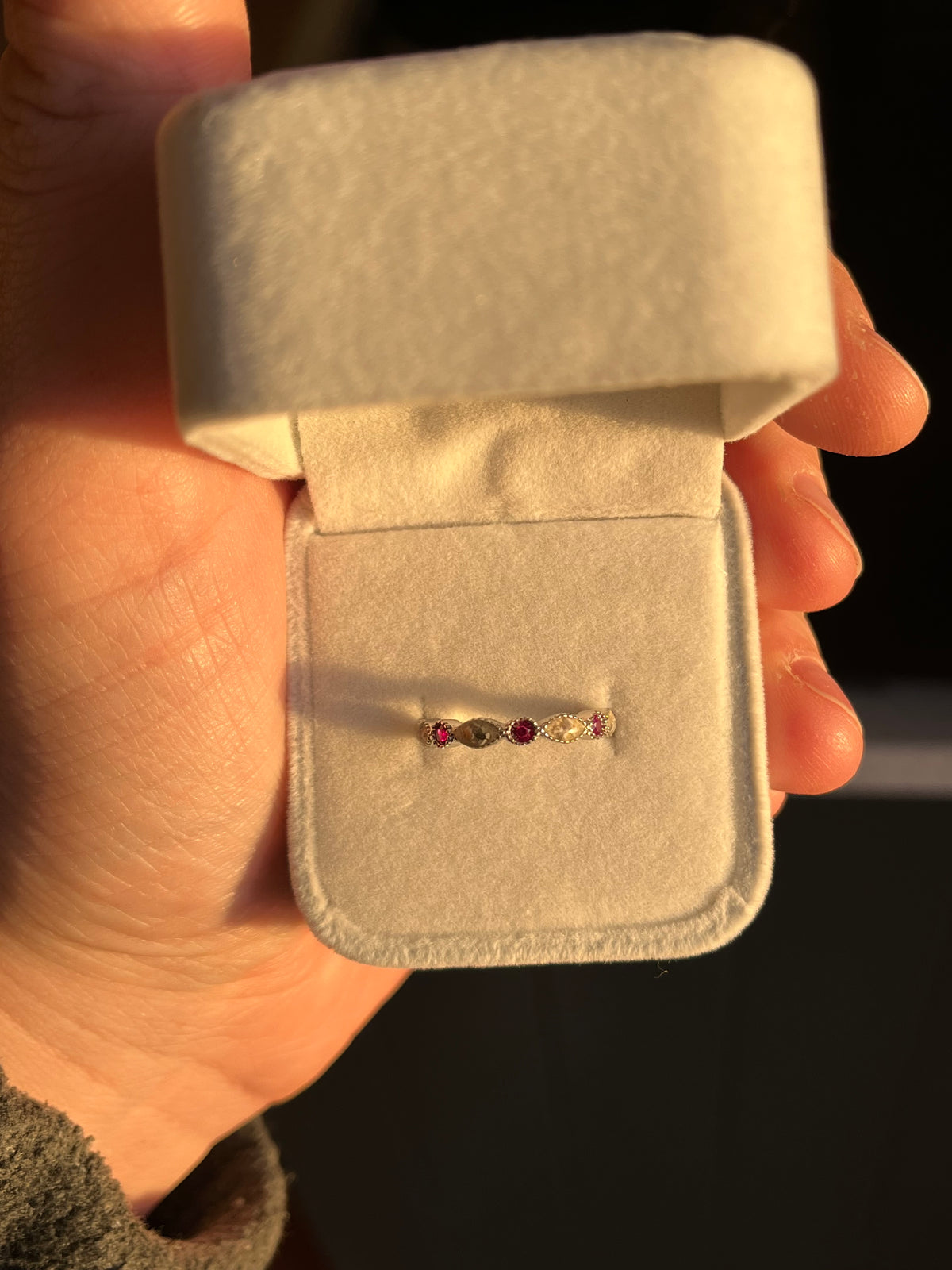 Birthstone Stacker Eternity Ring