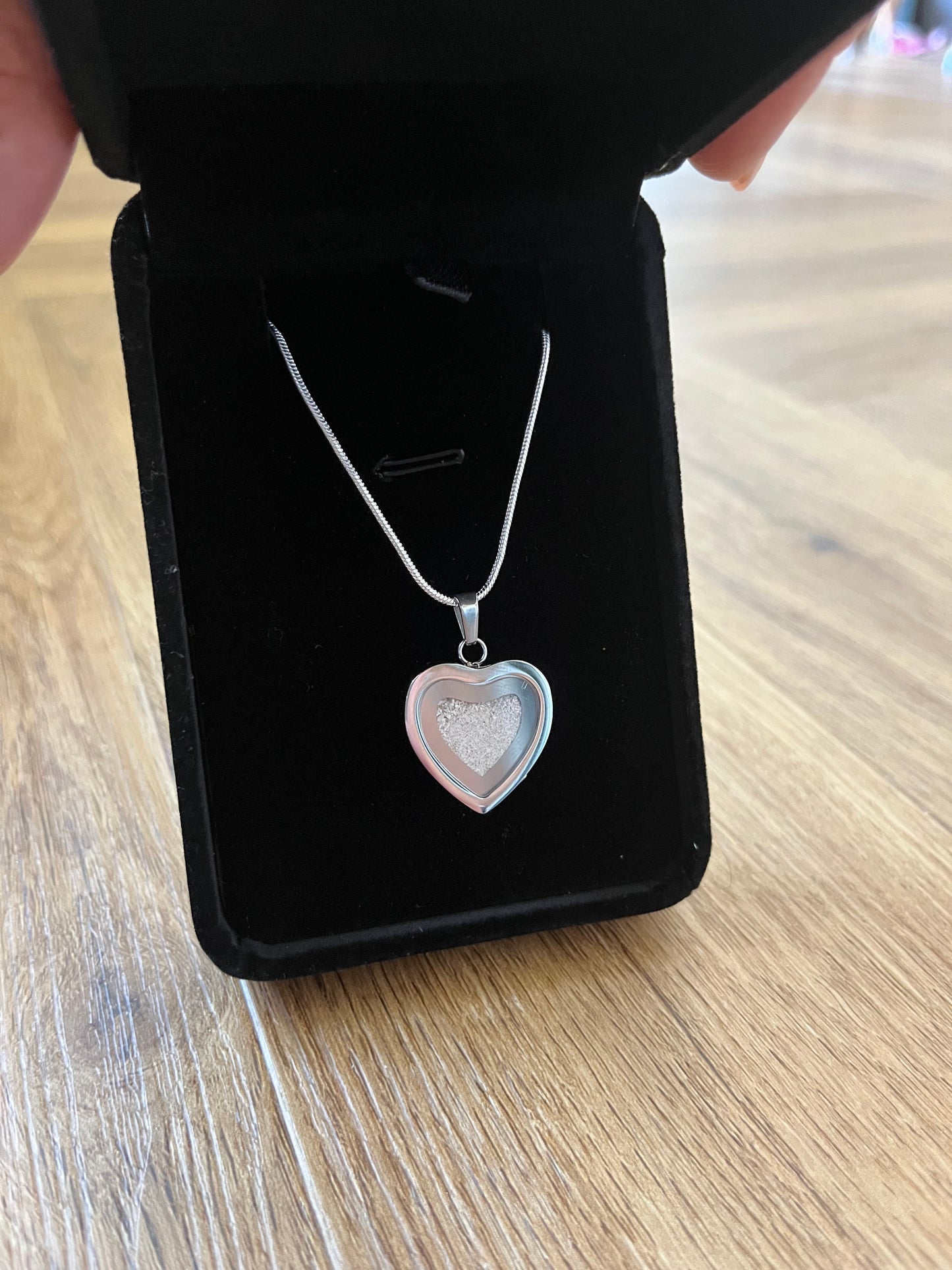 Heart Urn Style Keepsake Necklace