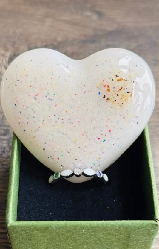 Breastmilk/Ashes Keepsake Hearts