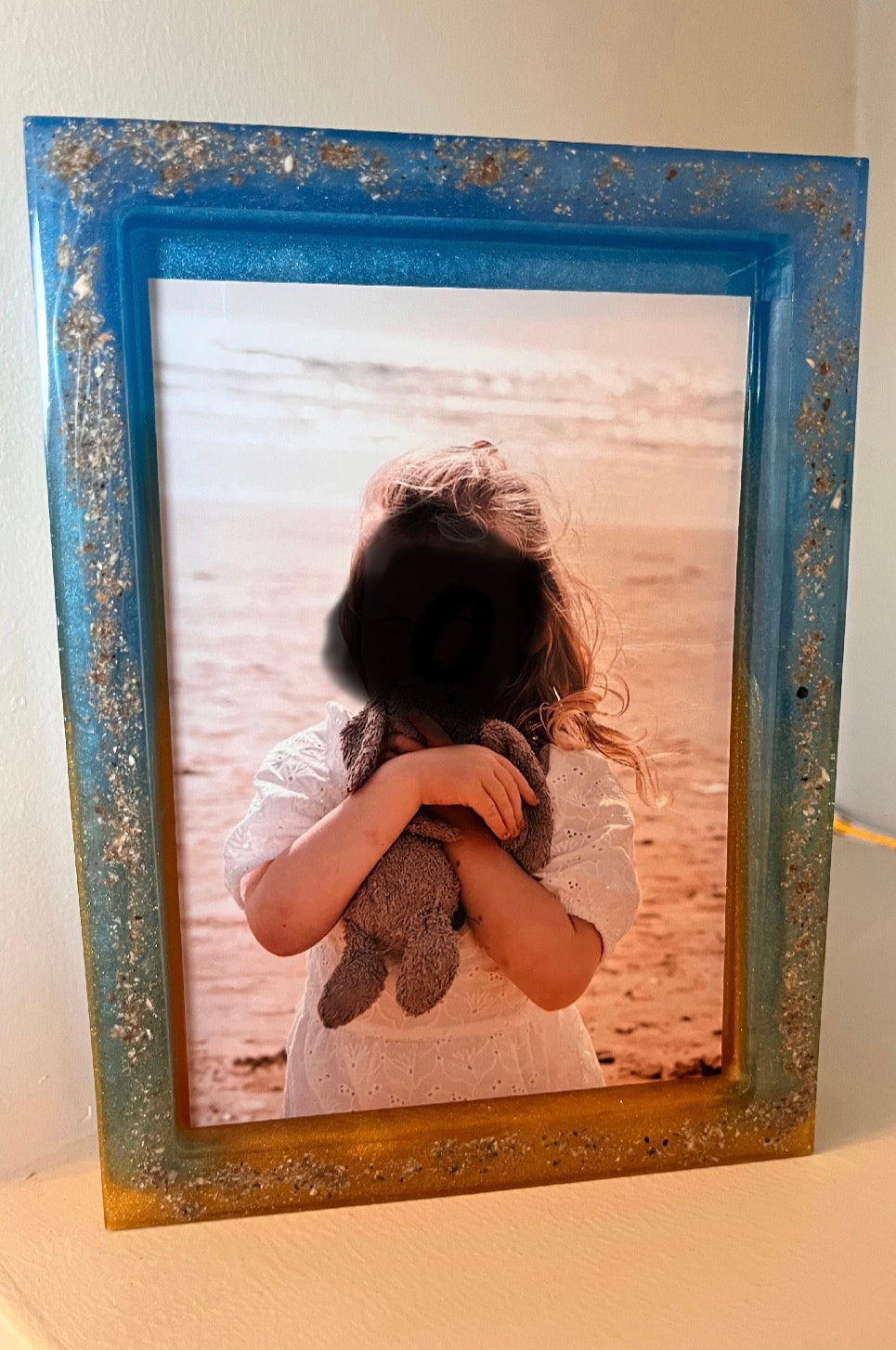 Resin Ashes Photo Frame | Memorial Keepsake | 6x4 Resin Frame