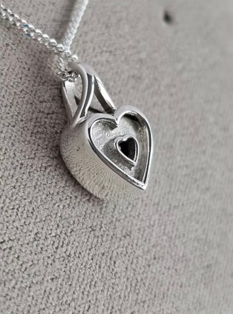 Secret Set Memorial Ashes Keepsake Necklace