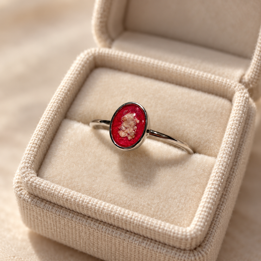 Oval Keepsake Ring