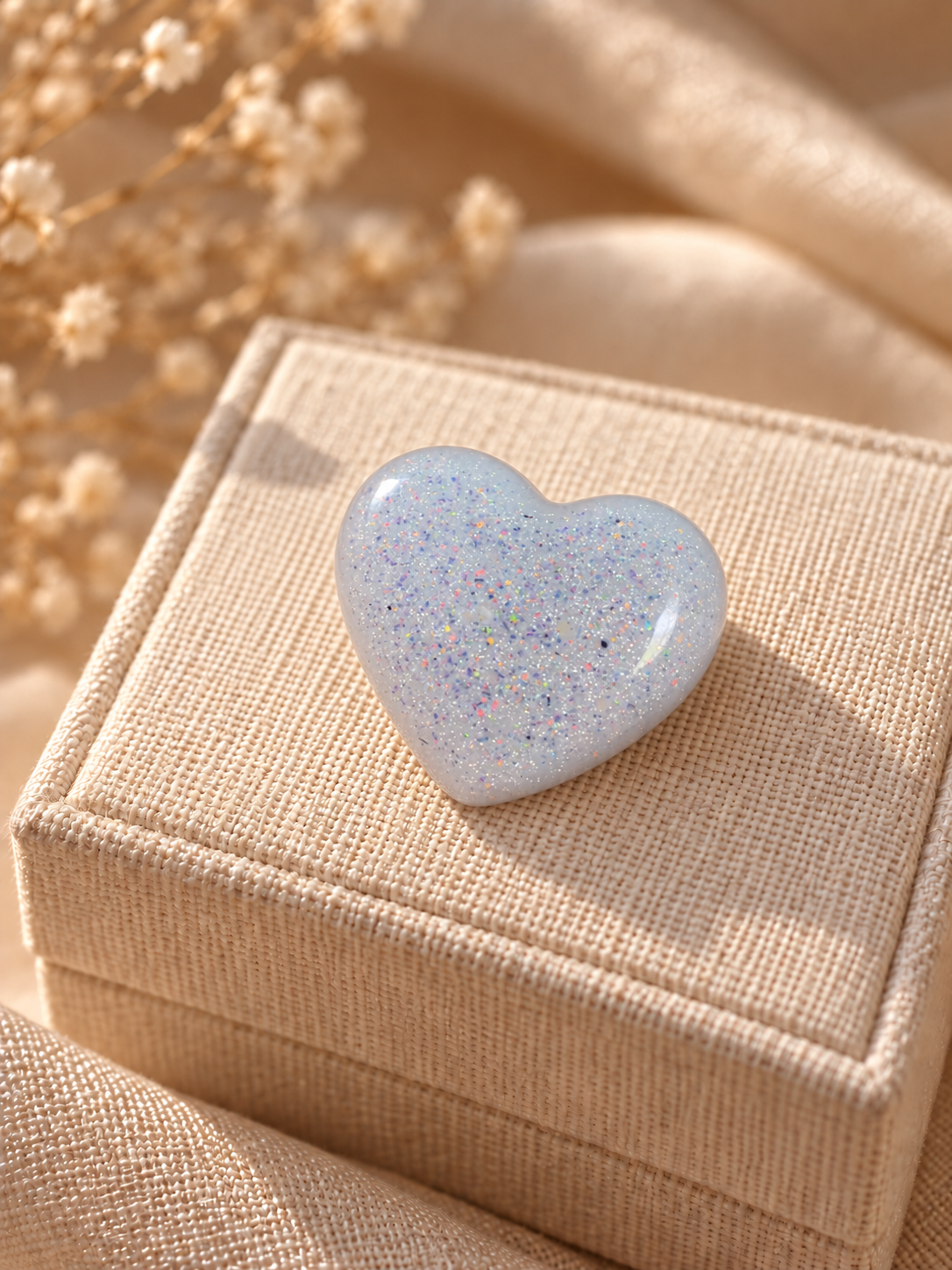 Breastmilk/Ashes Keepsake Hearts